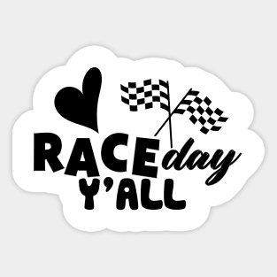 Race day Sticker